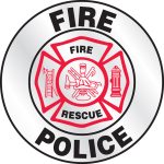 Accuform LHTL615 Emergency Response Reflective Helmet Sticker: Fire Rescue Police (0)