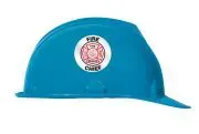 Accuform LHTL624 Emergency Response Reflective Helmet Sticker: Fire Rescue Fire Chief (1)