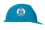 Accuform LHTL638 Emergency Response Reflective Helmet Sticker: First Responder (1)
