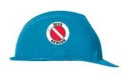 Accuform LHTL650 Emergency Response Reflective Helmet Sticker: Dive Rescue (1)