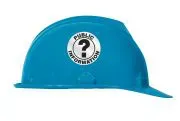 Accuform LHTL659 Emergency Response Reflective Helmet Sticker: Public Information (1)