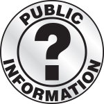 Accuform LHTL659 Emergency Response Reflective Helmet Sticker: Public Information (0)