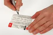 Accuform LHTL676 Worker Emergency ID Hard Hat Label: In Case of Emergency (2)