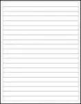Accuform LMS830 Inkjet/Laserjet Insert Sheets: 8 Inch (1)