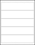 Accuform LMS830 Inkjet/Laserjet Insert Sheets: 8 Inch (0)