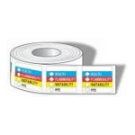 Accuform LZS113PS5 HMCIS Safety Label: Health Flammability Instability PPE (1)