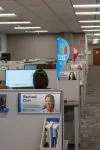 Accuform MBF108 10" x 7" Desk Flags: Out Of Office, Aluminum (1)