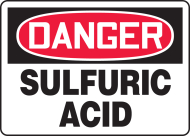 Accuform MCHG014VP OSHA Danger Safety Sign: Sulfuric Acid (0)