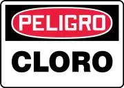 Accuform MCHL193VA OSHA Danger Safety Sign: Chlorine (1)