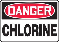 Accuform MCHL193VA OSHA Danger Safety Sign: Chlorine (0)