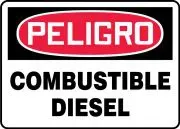 Accuform MCHL224VA OSHA Danger Safety Sign: Diesel Fuel (1)