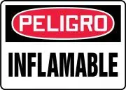 Accuform MCHL231VP OSHA Danger Safety Sign: Flammable (1)