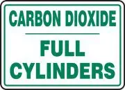 Accuform MCPG522VP Cylinder Sign: Carbon Dioxide Cylinder Status (1)