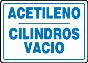Accuform MCPG531VP Safety Sign: Acetylene - Empty Cylinders (1)