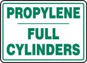Accuform MCPG547VP Cylinder Sign: Propylene Cylinder Status (1)
