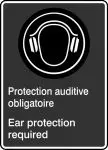 Accuform MCSA563VP Safety Sign: Ear Protection Required (2)