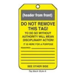 Accuform MDT656PTP OSHA Caution Safety Tag: Equipment Needs Repair (1)