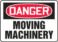 Accuform MEQM062VA OSHA Danger Safety Sign - Moving Machinery (0)