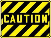 Accuform MEQM666VA OSHA Caution Safety Sign - Caution (1)