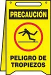 Accuform MF118 OSHA Caution Fold-Ups Safety Sign: Tripping Hazard (1)