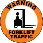 Accuform MFS2817 Slip-Gard Floor Sign: Warning - Forklift Traffic (Graphic) (1)