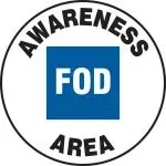 Accuform MFS367 Slip-Gard Floor Sign: FOD Awareness Area (1)