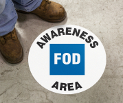 Accuform MFS367 Slip-Gard Floor Sign: FOD Awareness Area (0)