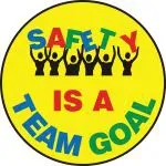 Accuform MFS746 Slip-Gard Floor Sign: Safety Is A Team Goal (1)