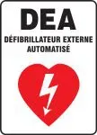 Accuform MFSD402XP Safety Sign: AED - Automated External Defibrillator (1)