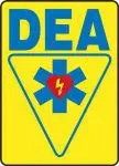 Accuform MFSD602XV Safety Sign: AED (1)