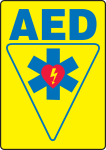Accuform MFSD602XV Safety Sign: AED (0)
