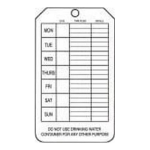 Accuform MNT246PTP OSHA Notice Safety Tag: Potable Drinking Water Only - Do Not Open Without Authorization - Dipping Into Water Is Strictly Prohibited (1)