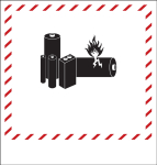 Accuform MPC228 Hazardous Materials DOT Shipping Labels Extended Tag: Lithium (Blank) (0)