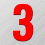 Accuform NAM225RBU 3" Magnetic Character: Individual Blue Letter R (1)