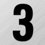 Accuform NAM225RBU 3" Magnetic Character: Individual Blue Letter R (10)