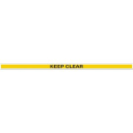 Accuform PTP218 2" x 48" Tough-Mark Heavy-Duty Printed Message Strip Keep Clear (0)