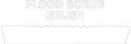 Accuform PVR323WT White Tool Shadow: Broom Heads, Deck Scrub, Stiff (0)