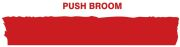 Accuform PVR324WT White Tool Shadow: Broom Heads, Floor, Medium (4)