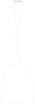 Accuform PVR362RD Red Tool Shadow: Shovels, Large Blade (1)