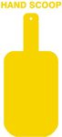 Accuform PVR399YL Yellow Tool Shadow: Miscellaneous, Bench Squeegee w/Handle (5)