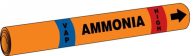 Accuform RAP321C IIAR Snap Tite Ammonia Pipe Marker: (blank)/VAP/HIGH, IIAR ST OD 3/4" - 1-1/4" (0)