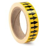 Accuform RAW459GNWT Directional Flow Arrow Tapes, 4" x 108 ft, White Arrow on Green (1)