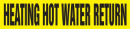 Accuform RPK379SSH Self Stick - 8" to 10" OD ASME (ANSI) Pipe Marker: Heating Hot Water Return (0)