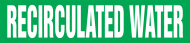 Accuform RPK771STB ASME (ANSI) Pipe Marker: Recirculated Water (0)