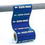 Accuform RPL232PT 12" x 30-ft Roll Form Pipe Marker: Argon (1)