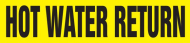 Accuform RTA151MD Roll Tape Pipe Marker: Hot Water Return, Roll Size 2" x 54-ft (0)
