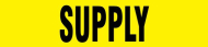 Accuform RTA184SM Roll Tape Pipe Marker: Supply, Roll Size 1" x 54-ft (0)