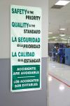 Accuform SHMBR613 74"h x 28"w - Single Sided Bilingual Safety Banner: Safety Is The Priority - Quality Is The Standard, Spanish (2)