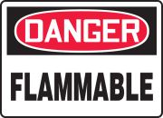 Accuform SHMCHL069XT 14" x 20" OSHA Danger Safety Sign: Flammable, Dura-Plastic, Spanish (1)