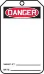 Accuform SHMDT185CTP OSHA Danger Safety Tag: Blank (1)
